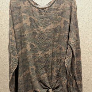Long sleeve camo shirt